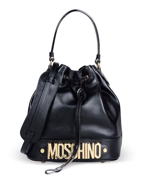 moschino leather handbags